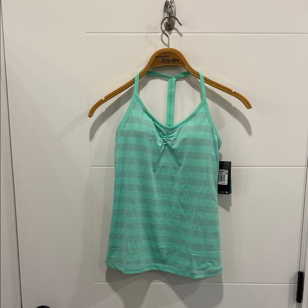 Nike Mint Green Striped Camisole size XS NWT
